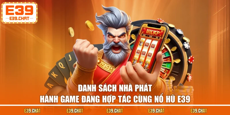 Danh sách nhà phát hành game đang hợp tác cùng nổ hũ E39